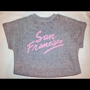 San Francisco Vintage Short Sleeve Sweater